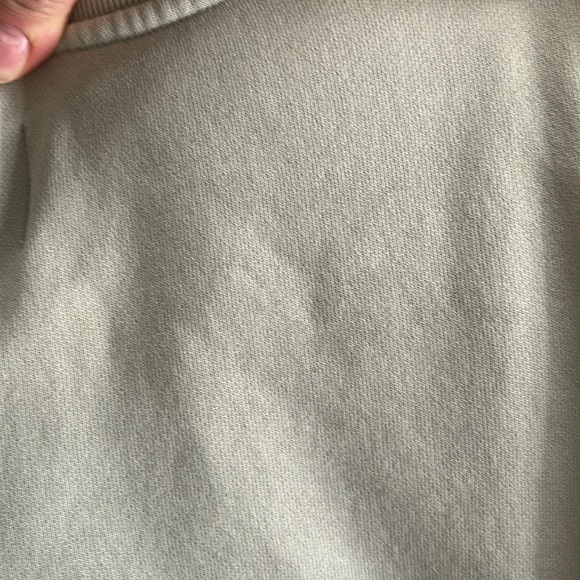 TNA COZYAF FLEECE CROPPED SAGE GREEN CREW NECK aritzia - Picture 6 of 6